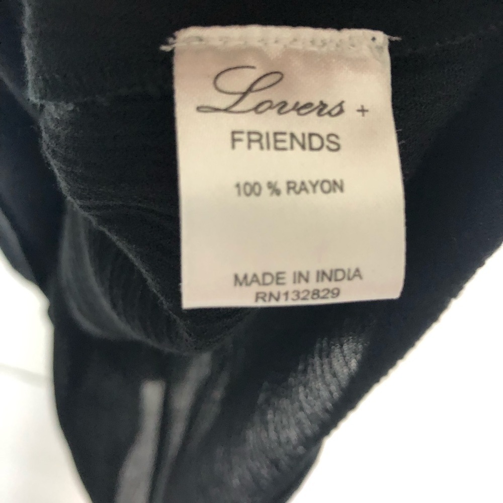 Lovers and Friends Black Babydoll Dress Medium - Picture 7 of 8